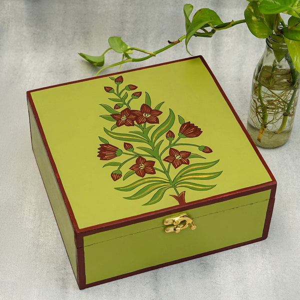 Handpainted Mughal Boota Box