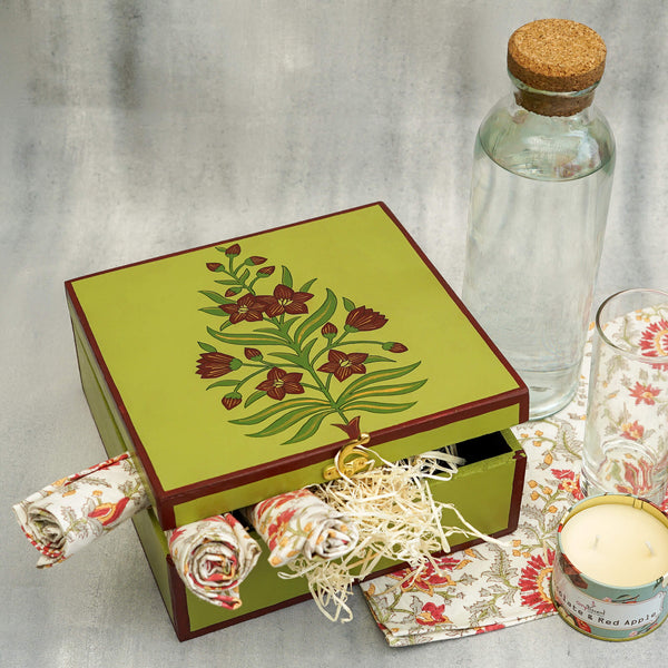 Handpainted Mughal Boota Box