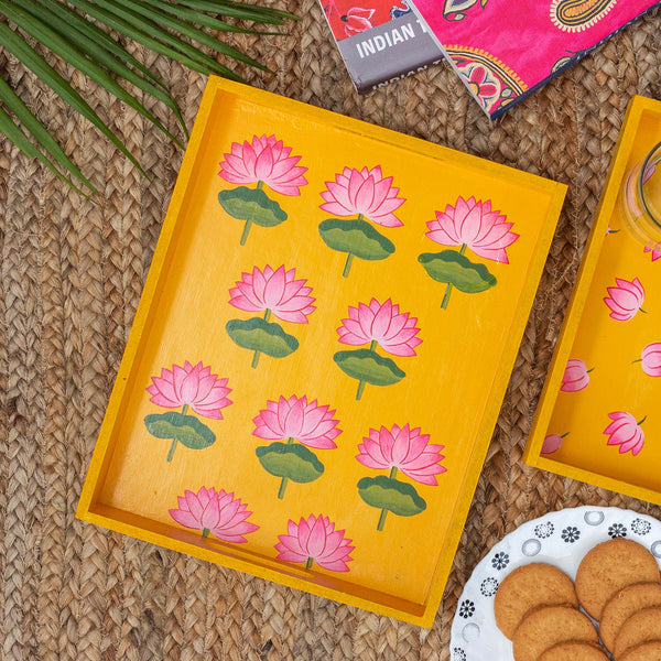 Pichwai Niraja Tray Set
