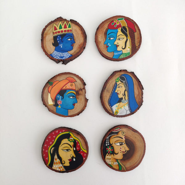 Mughal miniature hand painted gift combo