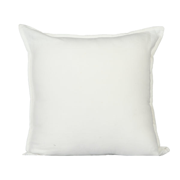 Mandala Hanpainted White Cushion Cover