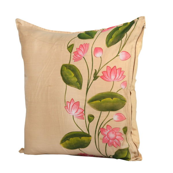 Pichwai Jalaj Cushion Cover