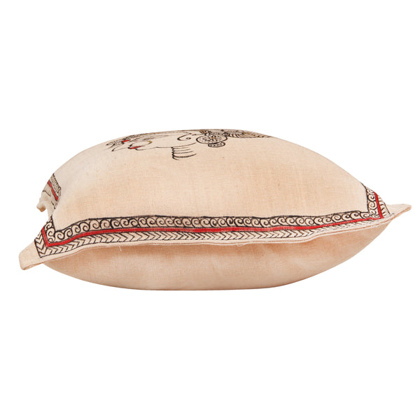 Rajasthani Handpainted Cushion Cover