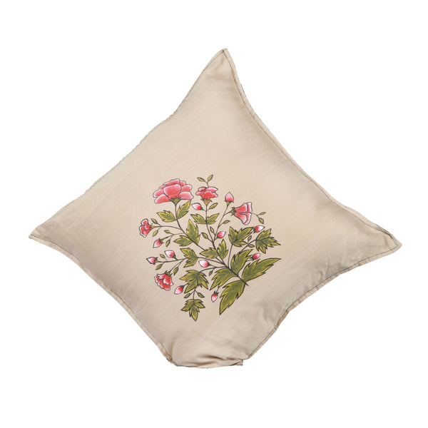 Handpainted Mughal Buta Cushion Cover