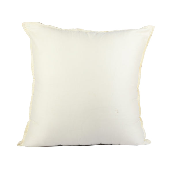 Guthali Spotted White Handpainted Cushion Cover