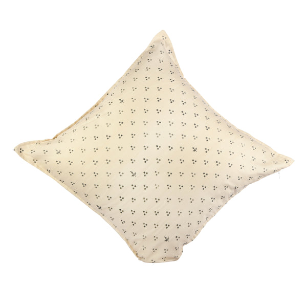 Guthali Spotted Cream Handpainted Cushion Cover