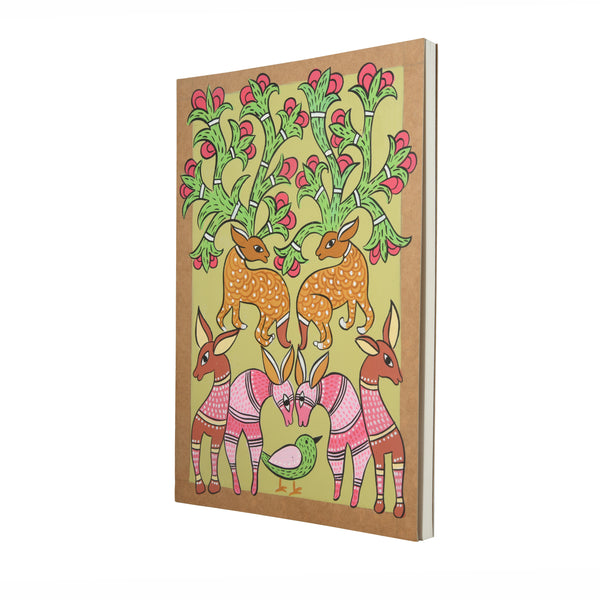 Mrig Gond Art Handpainted Diary