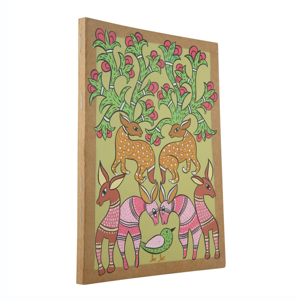 Mrig Gond Art Handpainted Diary