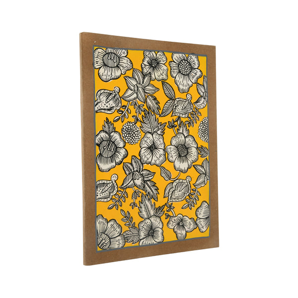 Hand Painted Diary-Yellow Estate