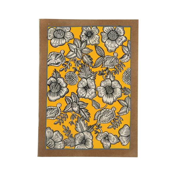 Hand Painted Diary-Yellow Estate
