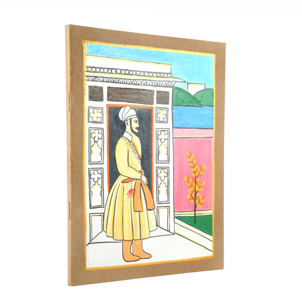 Hand Painted Diary-Mughal Raja