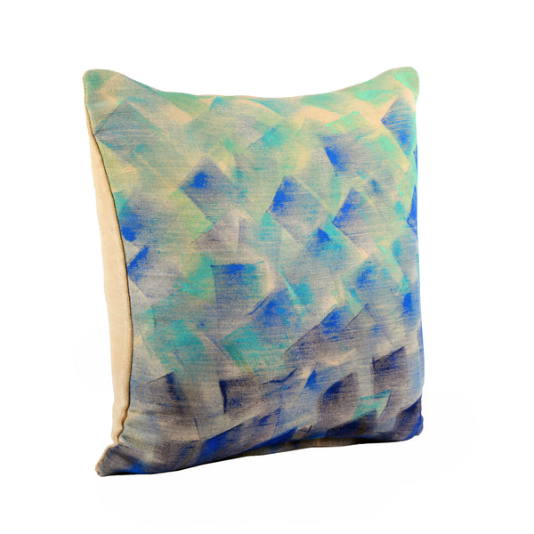 Abstract  Handpainted Cushion Cover