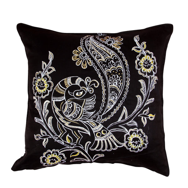 Handpainted silk cushion covers, Cushion cover, cushions