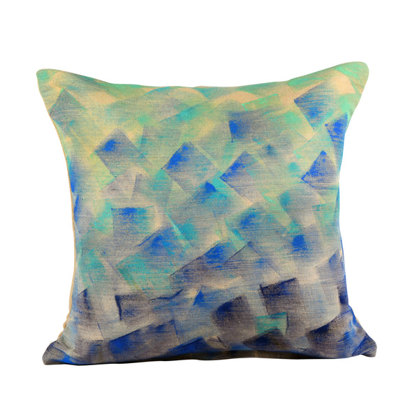 Abstract  Handpainted Cushion Cover