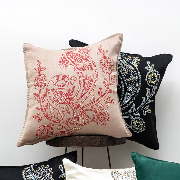 Peacock Cushion Cover Set Of 5