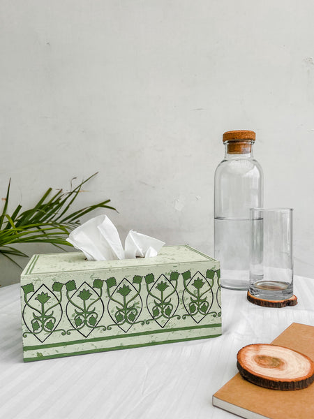 Handpainted Mughal Art Tissue Box