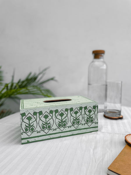 Handpainted Mughal Art Tissue Box