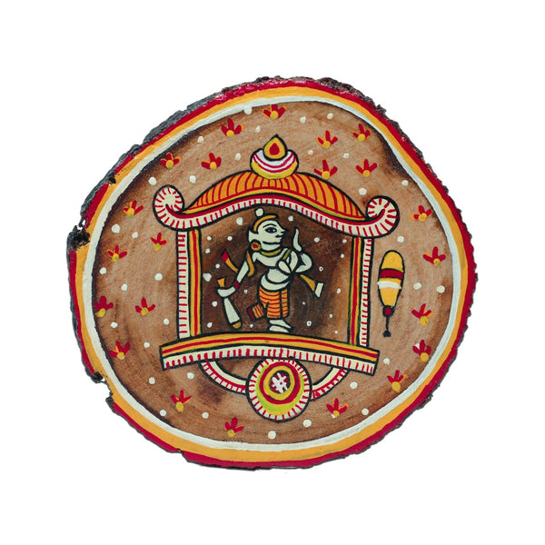 Ganjifa Wooden Coaster Bunch of 5 - Guthali