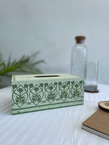 Desk Organizer, HandpaHand Painted Tissue Box, Gift, Organizer, Tissue Box, Desk Organizer, Tissue holder