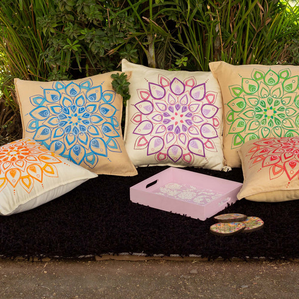 Chakra cushion covers set of 5