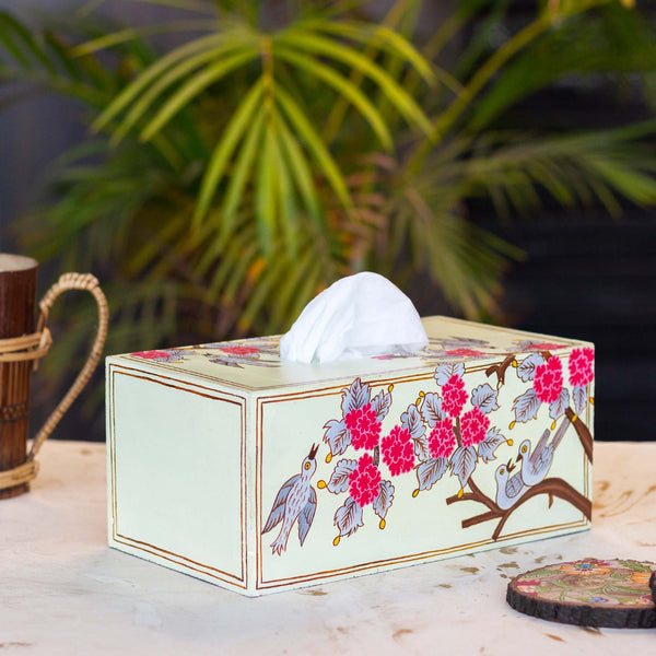 Spring Land Tissue Box