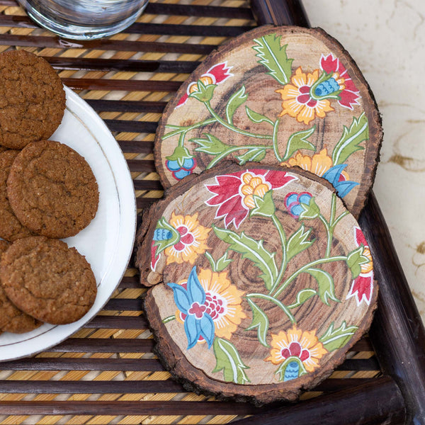 Mughal Chintz Coaster Set of 6