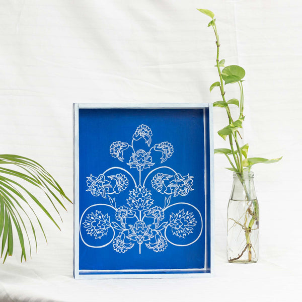 Handpainted Nyla tray Set of 3