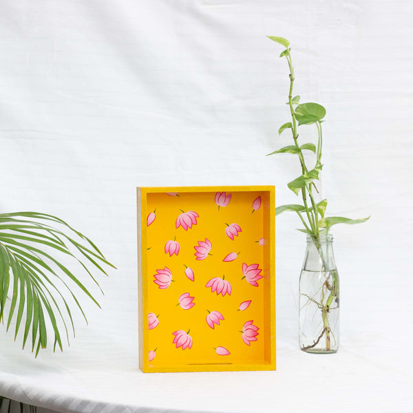 Hand painted Pichwai Tray set of 3