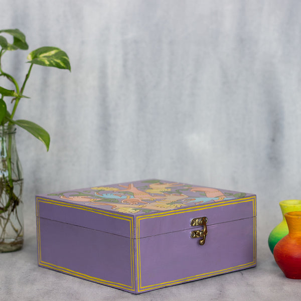 Hand Painted Mudra Art Box