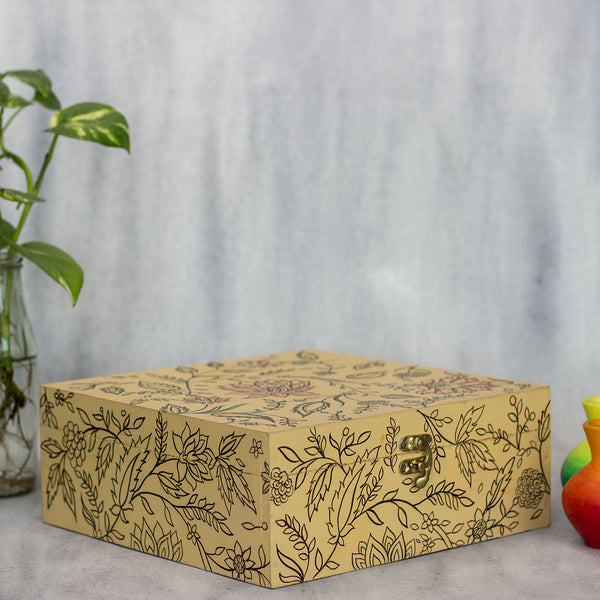 Handpainted Mughal Art Organizer Box