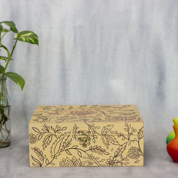 Handpainted Mughal Art Organizer Box