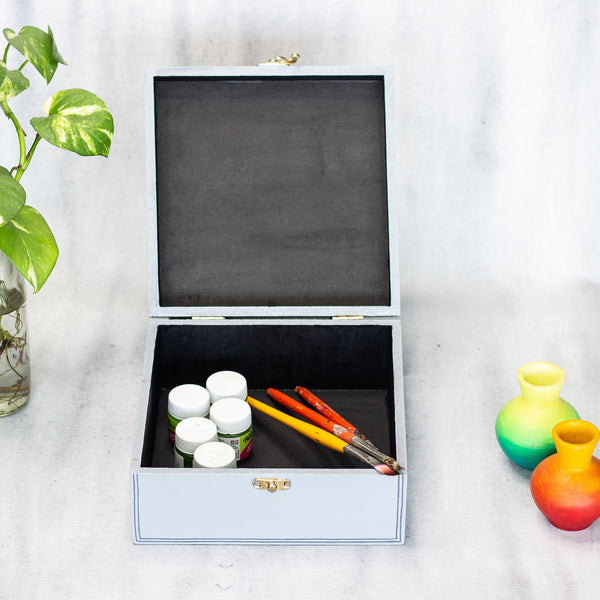 Chinese Carnation Handpainted Box