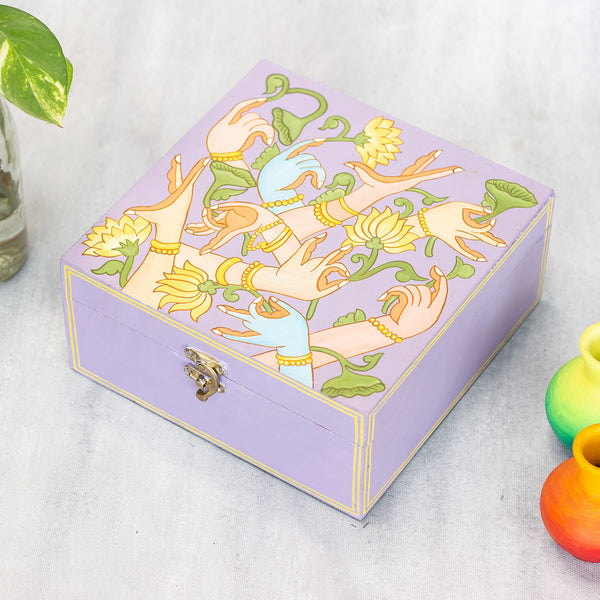 Hand Painted Mudra Art Box