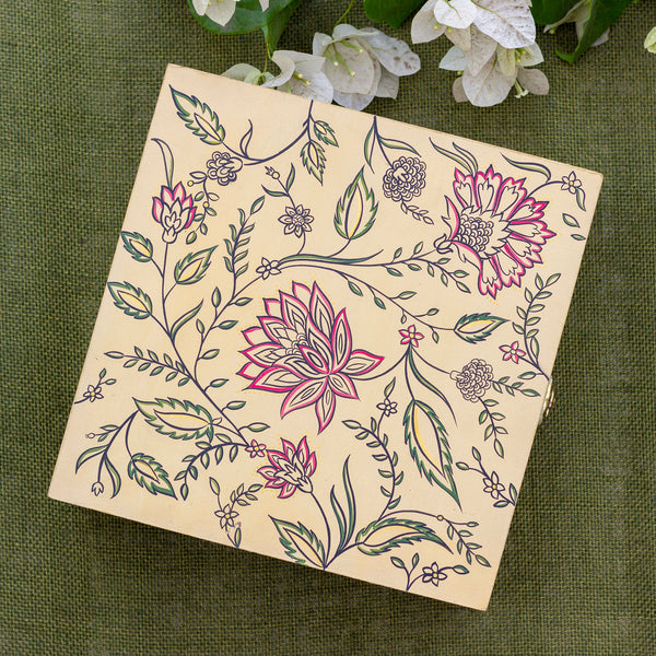 Handpainted Mughal Art Organizer Box
