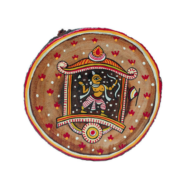Ganjifa Wooden Coaster Bunch of 5 - Guthali