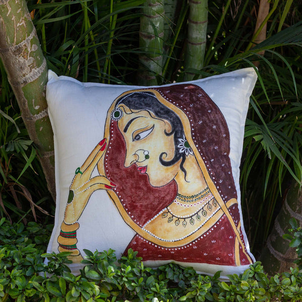 cushion cover ikea, how to make a cushion cover, papasan cushion cover, ikea cushion cover, hand painted