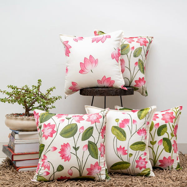 Handpainted silk cushion covers, Cushion cover, cushions