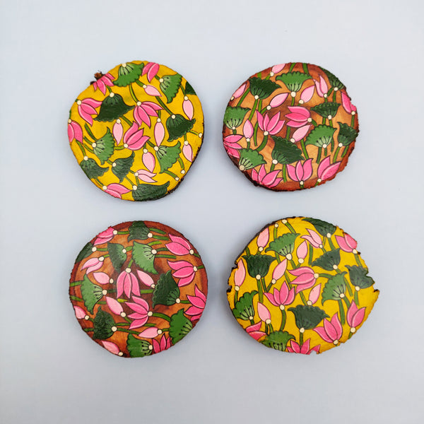 Pushkara pichwai lotus coasters