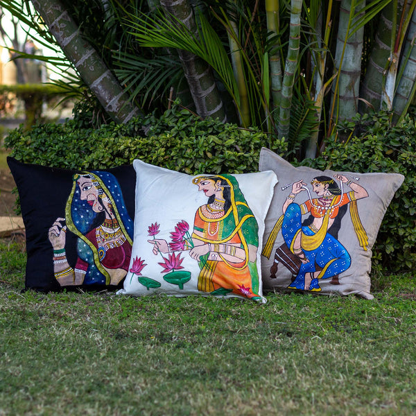 cushion cover ikea, how to make a cushion cover, papasan cushion cover, ikea cushion cover, hand painted