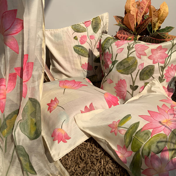 Floral Cushion Cover Set of 4 - Guthali