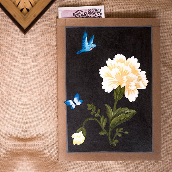 Persian flora hand painted gift combo