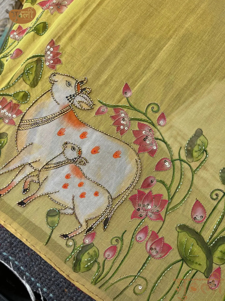 The Best Fabrics for Hand Painted Sarees: A Complete Guide