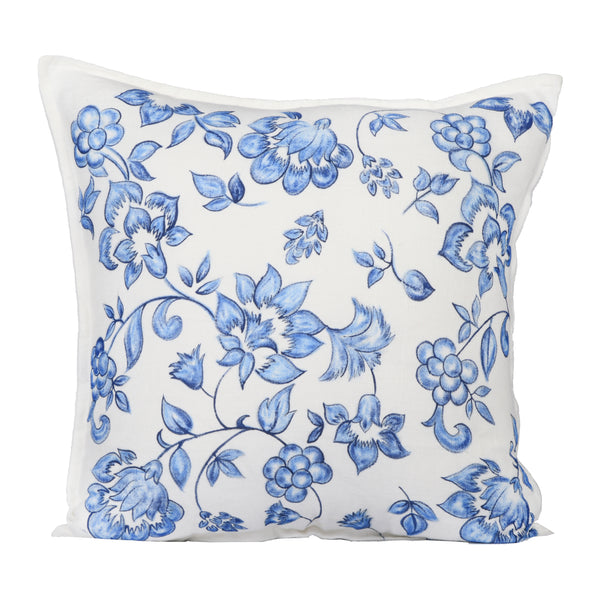 Snowy Blue Pottery Cushion Cover Set of 5
