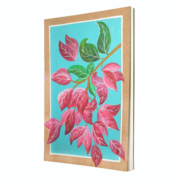 Bougainvillea Hand Painted Diary