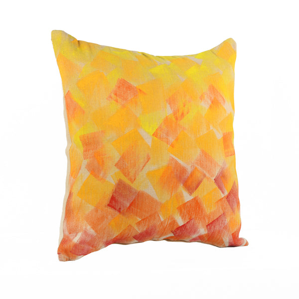Handpainted Abstract Cushion Cover