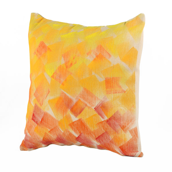 Handpainted Abstract Cushion Cover