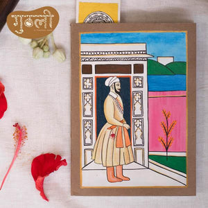 Hand Painted Diary-Mughal Raja,Hand Painted Diaries, Diaries with Colorful cover