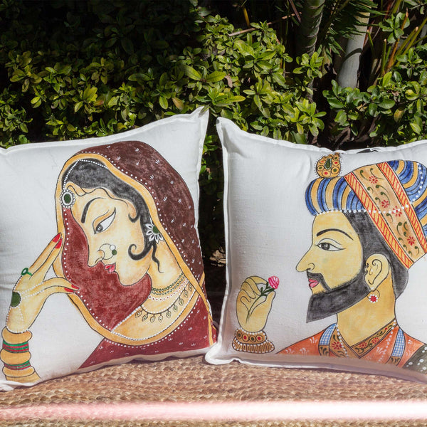 Mughal Joda Cushion Cover Set of 2