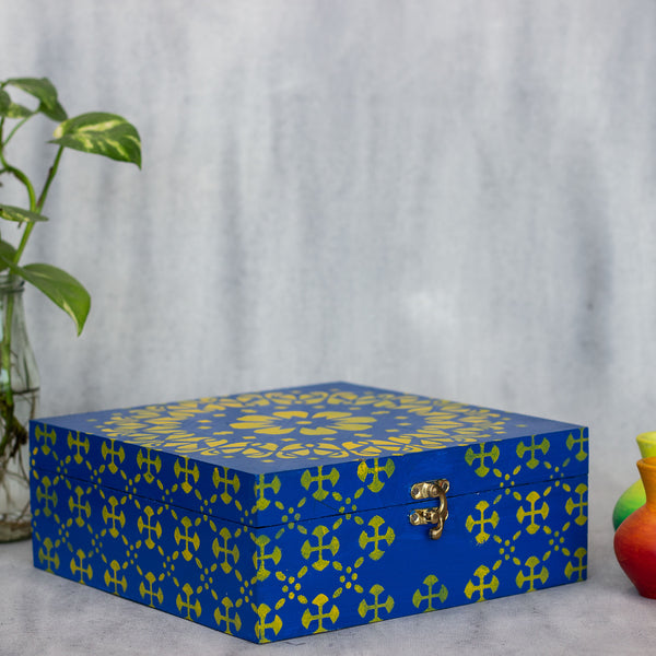 Handpainted Mandala Art Wooden Box