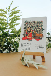 2022 Calendar, Table Top Calendar, Calender to gift, Gift, Desk Calendar